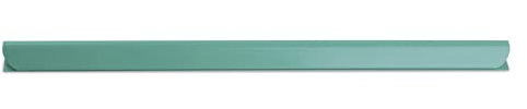 DONAU Universal Klemmschienen / 10 Stück/Klemmschiene DIN A4/ 10mm für circa 100 Blatt/Klemmleiste für Sichtschutzstreifen/Befestigungs-clips/PVC Kunststoff/Grün