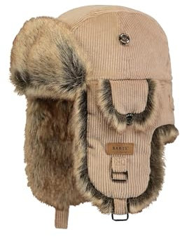 Barts Rib Bomber Beanie Wintermütze (one Size, Walnut)