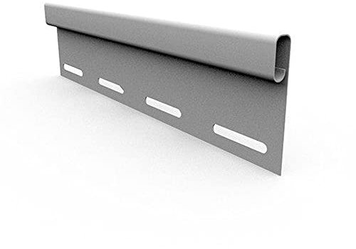 Panneaux en plastique gris clair - Panneaux de façade - Revêtement de façade - Aspect bois - Revêtement de maison - Revêtement de maison - Baguette de fenêtre - 1,83 m - Anthracite