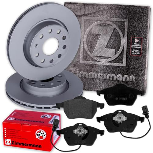 ZIMMERMANN Bremsscheiben 288mm + Beläge vorne für A4 8E B6 B7 EXEO 3R