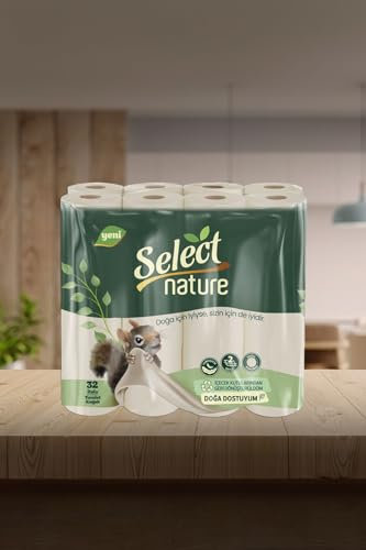 Select Nature Natural & Organic Toilet Paper 32 PACK