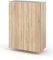 MRBLS Badezimmerschrank (Sonoma) – Badezimmerschränke 1 Stück - Hängeschrank Für Badezimmer - Badezimmerschrank Hängend - Schrank Badezimmer - Wandschrank Badezimmer - 60 x 80 x 30 cm (B/H/T)