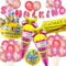 Betensh 2024 Deko Einschulung Mädchen, Einhorn SCHULKIND Girlande+2024 Zuckertüten Folienballon+28 Luftballon+Einschulung Schulanfang Deko