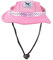 Hunde Sonnenhut, Sommer Atmungsaktiv Hunde cappy mit Ohrlöchern und verstellbarem Kinnriemen, Outdoor Sporthund Sonnenschutzhut geeignet für kleine Hunde und Welpen, S (rosa)