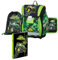 OXY BAG PREMIUM Ergonomische Schulranzen 4tlg, Sportbeutel & Federmappe mit A4 Dokumentenbox | Ideal für 1. & 2. Klasse | Sicher, Komfortabel & Reflektierend