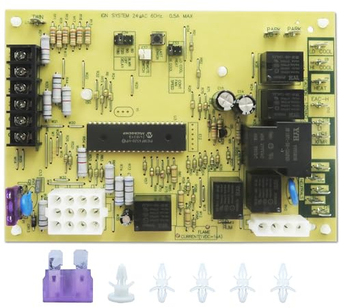 S1-33103010000 Furnace Control Circuit Board 120V Compatible with White Rodgers 50A56-956 50A56-242 50A56-243,York,Luxaire, Coleman Integrated Control Furnaces,York 031-01267-001A