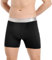 Homguard Inkontinenz-Boxershorts für Herren, Waschbare Schutzhose mit 150 ml Saugfähigem Urinvolumen, Auslaufsichere Unterwäsche, Wiederverwendbar, Baumwolle, Weich (Schwarz, 2XL)