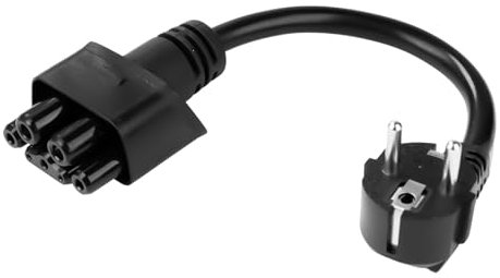BOROCO Schuko Ladegerät Adapter | Kompatibel mit 2018-2023 Tesla Model S/3/X/Y | 16A Stromübertragung | Sicher und Zuverlässig | 30 cm, Tragbar & Einfach zu Bedienen