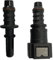 GVSS 2 Pièces Raccord Durite Essence 7.89mm ID8, Connecteur Durite Essence Droit Femelle,Raccord Durite Essence Connecteur,Raccord Rapide Tuyau Carburant,Adaptateur Connecteur Raccord Durit,Noir