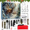 Adventskalender 2024 Männer Teenager Junge, Survival Kit Weihnachtskalender 2024 Adventskalender Weihnachten, Männer Werkzeug Geschenk, Survival Tools Adventskalender 2024 (A)