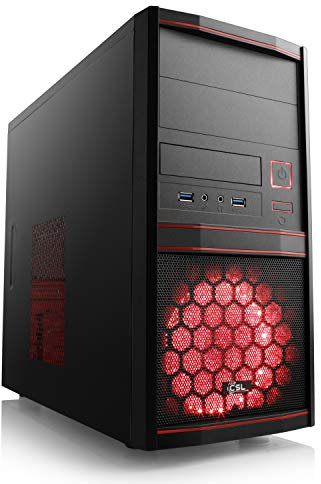 Express PC 1000 mit Ryzen 5 PRO 4650G 6× 3700 MHz, 500 GB M.2 SSD, 16 GB DDR4-RAM, AMD Radeon Graphics, MSI Mainboard, USB 3.2