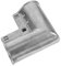 DOITOOL Gitterzubehör Maschendrahtzaun Teile Zauntorhardware Zaunhalterung Teile für Maschendrahtzaun Zubehör für Maschendrahtzäune Zaunbeschläge Aluminium Silver