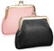 minkissy 2Pièces Mini Cuir PU pour Femme Pochette Fermeture à Clasp pour Courses