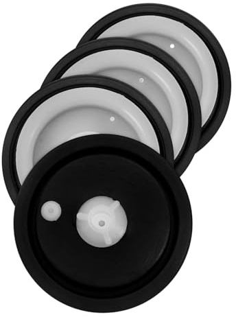 OSALADI 4pcs Diaphragm Gasket Repair Kit for Water Inlet Valves Compatible with Urinals and Faucets Leak-Resistant Install Washing Machine Replacement Parts