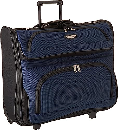 Traveler's Choice Unisex Erwachsene Amsterdam Kleidersack mit Rollen Kleidersack mit Rollen, Navy, Einheitsgröße