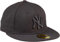 New Era MLB Basic NY Yankees 59Fifty Fitted - Cappello con visiera, Nero (black), 6 1/2