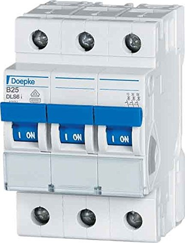 Doepke Leitungsschutzschalter DLS 6I B25-3 10 kA Leitungsschutzschalter 4014712170360