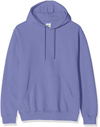 AWDis Men's College Hoodie, Purple (True Violet), Medium