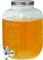 Saftspender 5/8 L aus Glas mit Zapfhahn Wasserspender Getränkespender Landh (8 L)