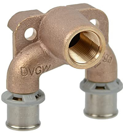 Viega Sanfix P-Doppelwandscheibe, 16 mm x 1/2 IG x 16 mm