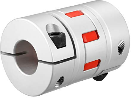 sourcing map Wellenkupplung 24mm bis 24mm Bohrung Flexibles Kupplungsgelenk | L78xD55, Für Servo Schrittmotor