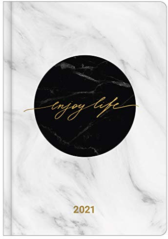 ENJOY LIFE 2021 - Buchkalender - Taschenkalender - Lifestyle - 14,8x21: Booklet Diary GlamLine