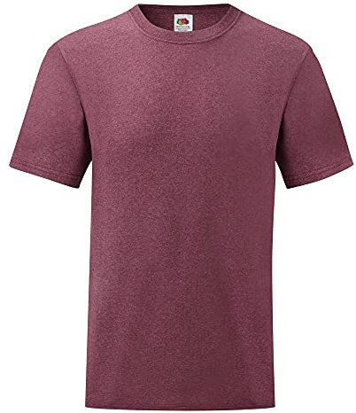 Fruit of the Loom Men's Short-Sleeved T-Shirt - Grey - Large
