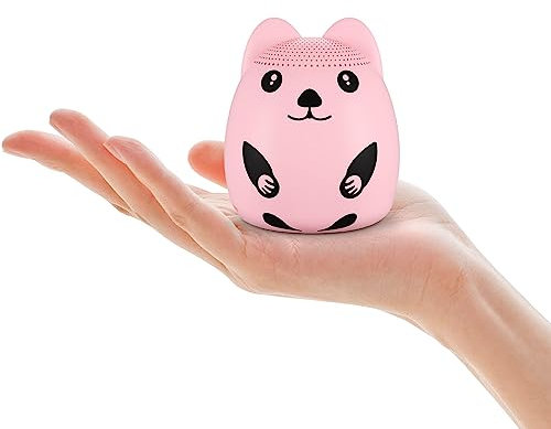 Momoho Cute Bluetooth Speaker with Remote Shutter, Animal Cartoon Style, Portable, Wireless, Built-in Mic