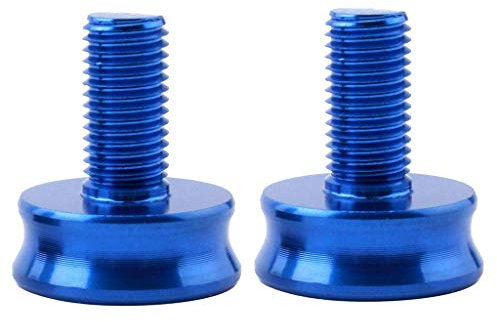 Inzopo 2 Stück 7075 Fahrrad Achsen Schraube MTB Fahrrad Kurbelarm Befestigungsschraube Rennrad Tretlager Reparatursatz Blau