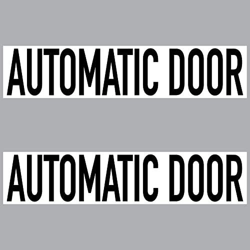 GreenIT 2 Aufkleber 20cm Sticker automatic door automatische Tür Hinweis Schild 4061963068557