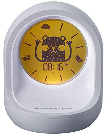 Tommee Tippee Sleep Trainer Clock, Timekeeper Connected Sleep Aid, From the Creators of the Groclock, App-Enabled Alarm Clock and Nightlight for Children