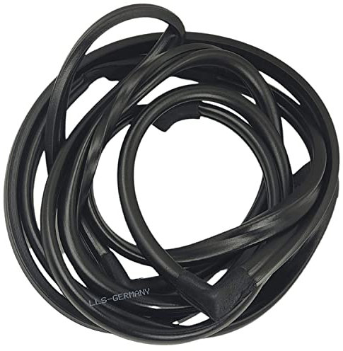 4x Gummidichtung Kompatibel mit V.W. T2 T3 Schiebetürdichtung + Heckklappendichtung + 2x Türdichtung - KOMPLETTES SET