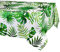 Hawaii Palmenblätter Tischdecken für Hawaii Party Dekoration, 3PCS Hawaii Luau Einweg-Tischdecken (Rechteckig) Aloha Tropische Tischdecken für Safari Dschungel Baby Dusche Geburtstag Party