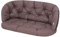 HOBBYGARDEN Stuhlkissen Kissen für Rattansessel Bankkissen Schaukel Gartenkissen Schaukelauflagen Liegekissen Auflagen Kissen Ruheplatz, 106 x 50 cm, Braun