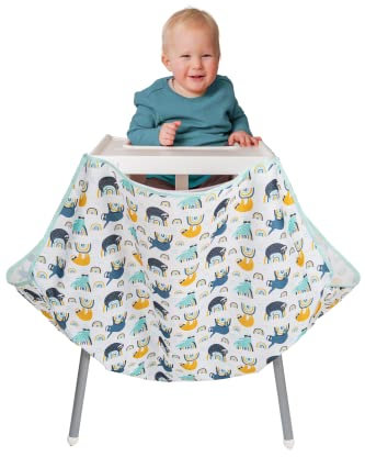 Trona recogedora de alimentos para bebés y niños pequeños, lavable y lavable | Mumma's Little Helpers (perezosos)