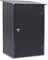 Outsunny Abri de Jardin 1m² - Remise pour Outils - cabanon Porte verrouillable - dim. 1L x 1,03l x 1,6H m - tôle d'acier ondulée Anthracite