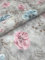 Mambo Design PVC Tischdecke Floretta grau blau rosa Meterware Wachstuch eckig Breite & Länge wählbar abwaschbar, Größe:90 x 160 cm