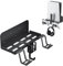 Aceshop Supporto a parete, 5 in 1 per Playstation 5 (versione ottica e digitale) con supporto rimovibile per controller (Nero)