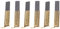 Baiyun 6Pcs Washing Machine Motor Carbon Fiber Insert Brush L94MF7 for Washing Machine 5X13.5X39.6mm