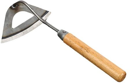 OCKULT Small Farm Hoe,New All-Steel Hardened Hollow Hoe,Household Planting Gadget,Stainless Steel Hand Hoe,Multifunctional Weeding Shovel,Durable Garden Hand Tools,for Weeding and Moving Soil