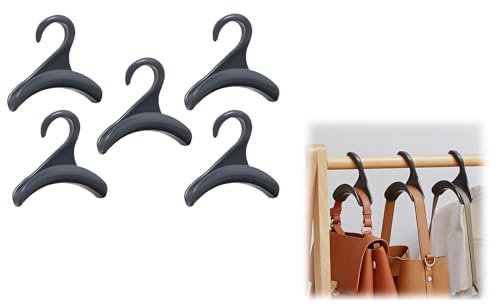 KAYEF 5 Pezzi Ganci per Guardaroba - Appendini per Borse da Scuola, Sciarpe e Cravatte