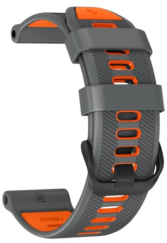 U-LIMVE Cinturino per Garmin Forerunner 965/Forerunner 955/Forerunner 945/Forerunner 935, Cinturino di Ricambio in Silicone Morbido da 22mm