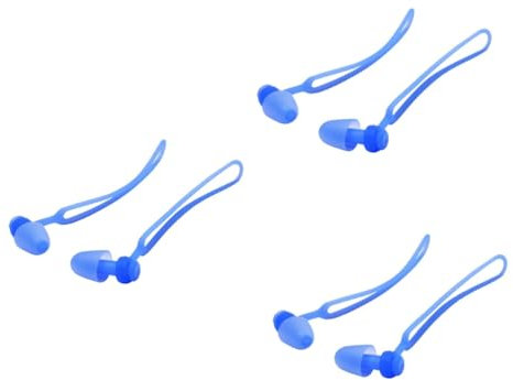 3 Pares Tapones para los oídos accesorios para piscinas niños enchufe de oído traje de baño auriculares tapón para los oídos a prueba de agua buceo cuerda hombres y mujeres