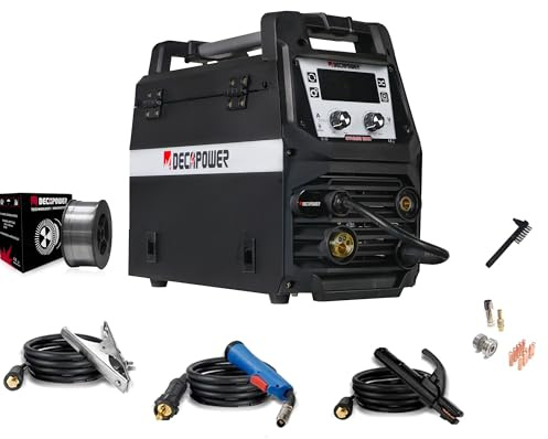 Decapower SYNMIG 200A Saldatore MIG con san gas Sinergia MMA MIG MAG FLUX LIFT TIG 4 in 1 Attrezzatura di saldatura