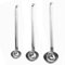 Lot de 3 louches à soupe pratiques et durables, petites et grandes tailles