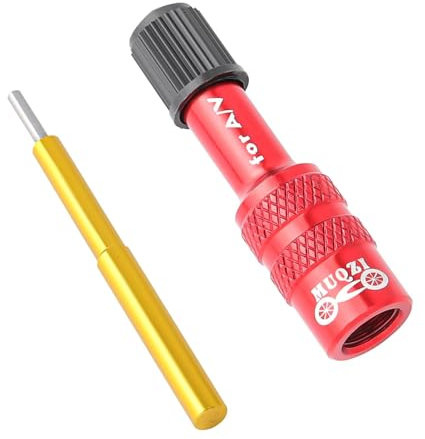 Bicyclee Fork Adapter - Bikee Fork Pump Adapter, Bikee Front Fork Valve Adapter | Anti-Slip schraderr Valves Extension Adapter | Bikee Inflator Adapter, Tire Pump Accessories For mtbb, Mountain Bikee