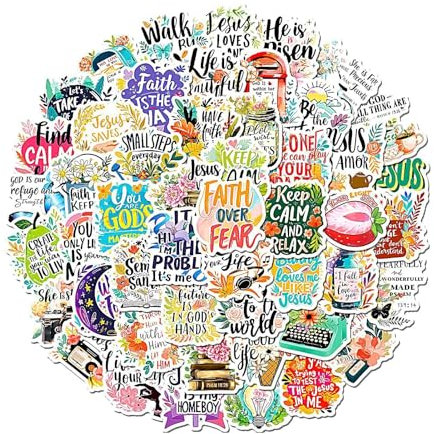 Bibelaufkleber für Laptop - Glaubens-Laptop-Aufkleber, christliche Bibelverse Aufkleber | Bibel-inspirierte Laptop-Aufkleber