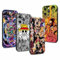 4 Pack Phone Case For iPhone 16 pro 6.3 inch, Anime Luffy Gear 5 Nika Zoro Sun God Cartoon Manga Pattern Shockproof Soft Aesthetics Design Full lens Protection Cover for Children Boy Girl, Black