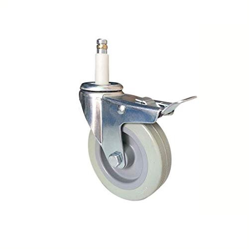 HPTHLY Multifunctional Industrial Trolley,Dining Car Trolley Roll Compatible With 4 Universal Inch Turntable Cart