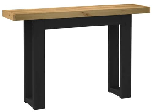 LAPOOH Konsolentisch NOAIN U-Form-Beine 120x30x75 cm Massivholz Kiefer, Beistelltisch, Sideboard Wohnzimmer, Flur Möbel, Couchtisch, Regal Wohnzimmer, Wohnzimmer Tisch - 4100038